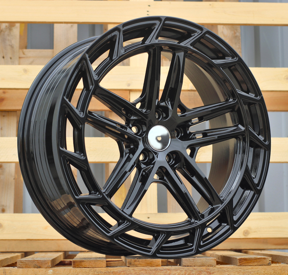 Diski R20 5x108 J8.5 ET40 RACINGLINE HF5187 Black (Hybrid Forged)