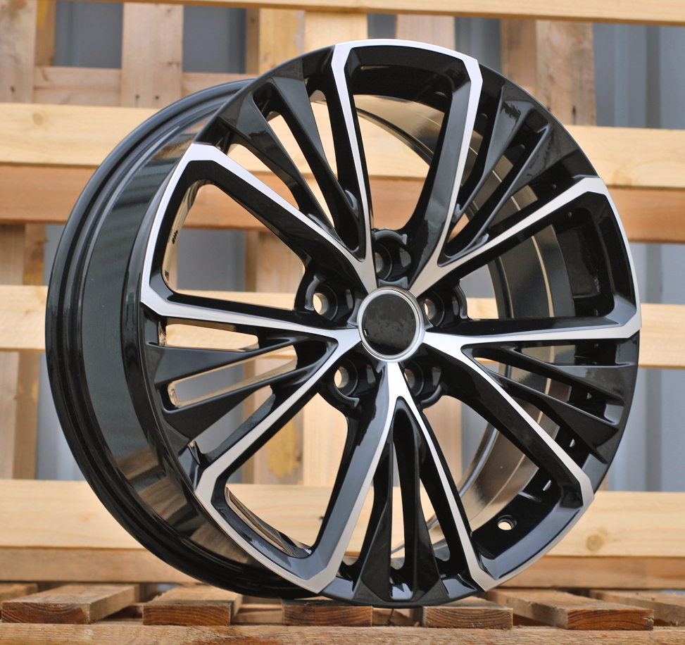 Diski R17 5x114.3 J7.5 ET40 RACINGLINE A5908 TOYOTA Black Polished