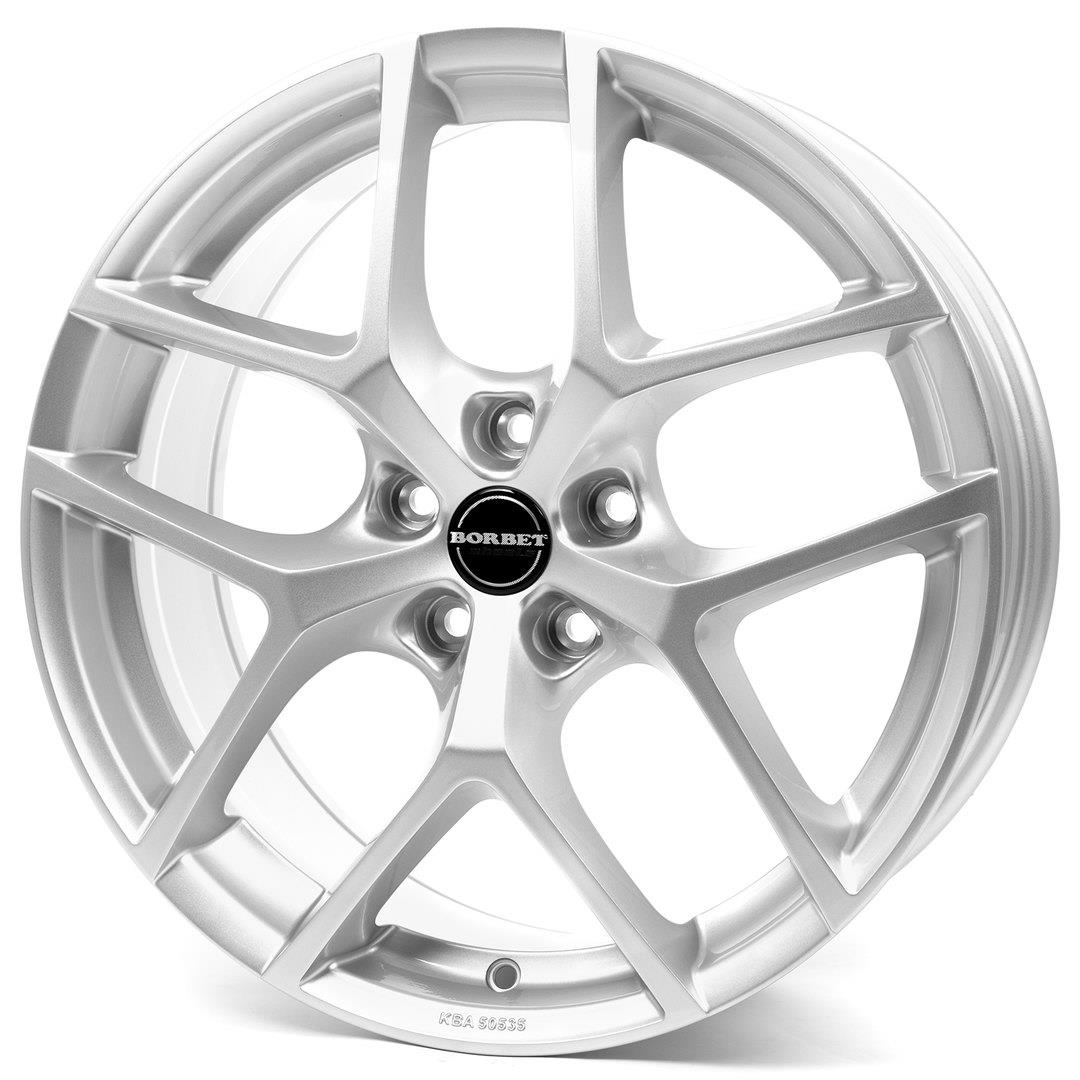 Diski R16 5x112 J6.5 ET43 Borbet Y Crystal Silver