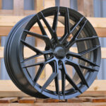 Diski R17 5×100 J7.5 ET40 HAXER HX035 Black Half Matt (Hybrid Forged)