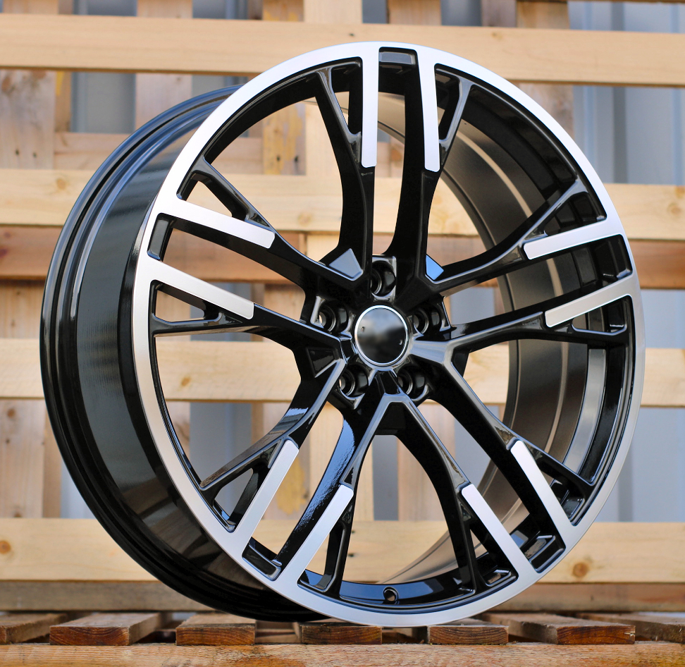 Diski R21 5x112 J8.5 ET34 RACINGLINE F726 AUDI Black Polished (Hybrid Forged)