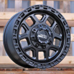 Diski R17 10×120/127 J8 ET30 RACINGLINE B1375 Black Half Matt