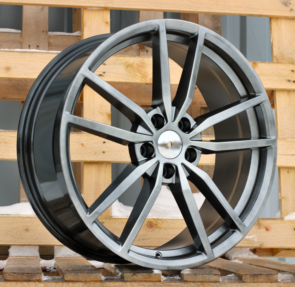 Diski R17 5x112 J7.5 ET45 RACINGLINE BK864 VW Dark Shining