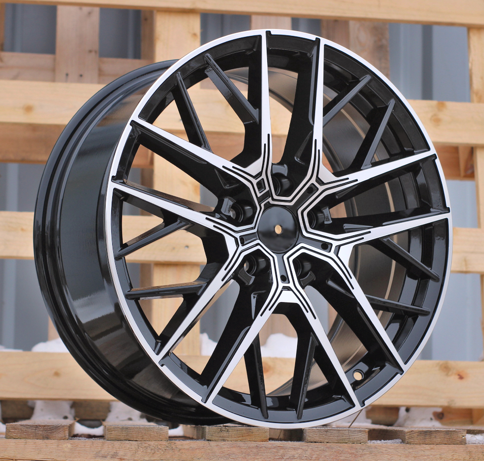 Diski R17 5x120 J7.5 ET40 RACINGLINE H5080 BMW Black Polished