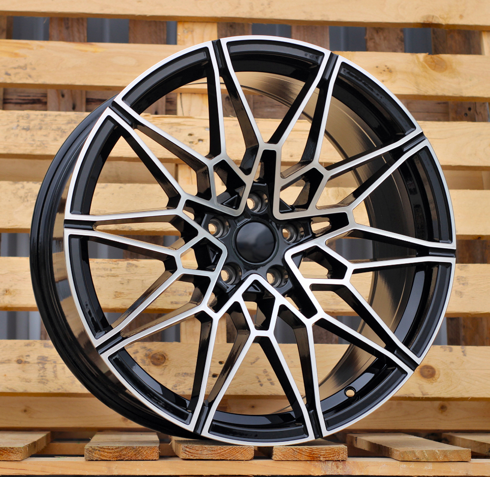 Diski R18 5x120 J8 ET35 RACINGLINE I0293 BMW Black Polished (Rear+Front)