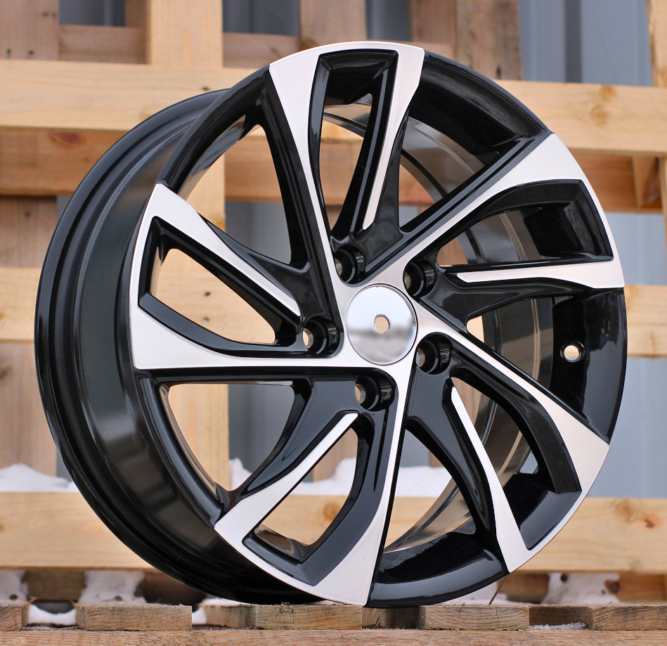 Diski R15 5x100 J6.5 ET40 RACINGLINE B5760 Black Polished
