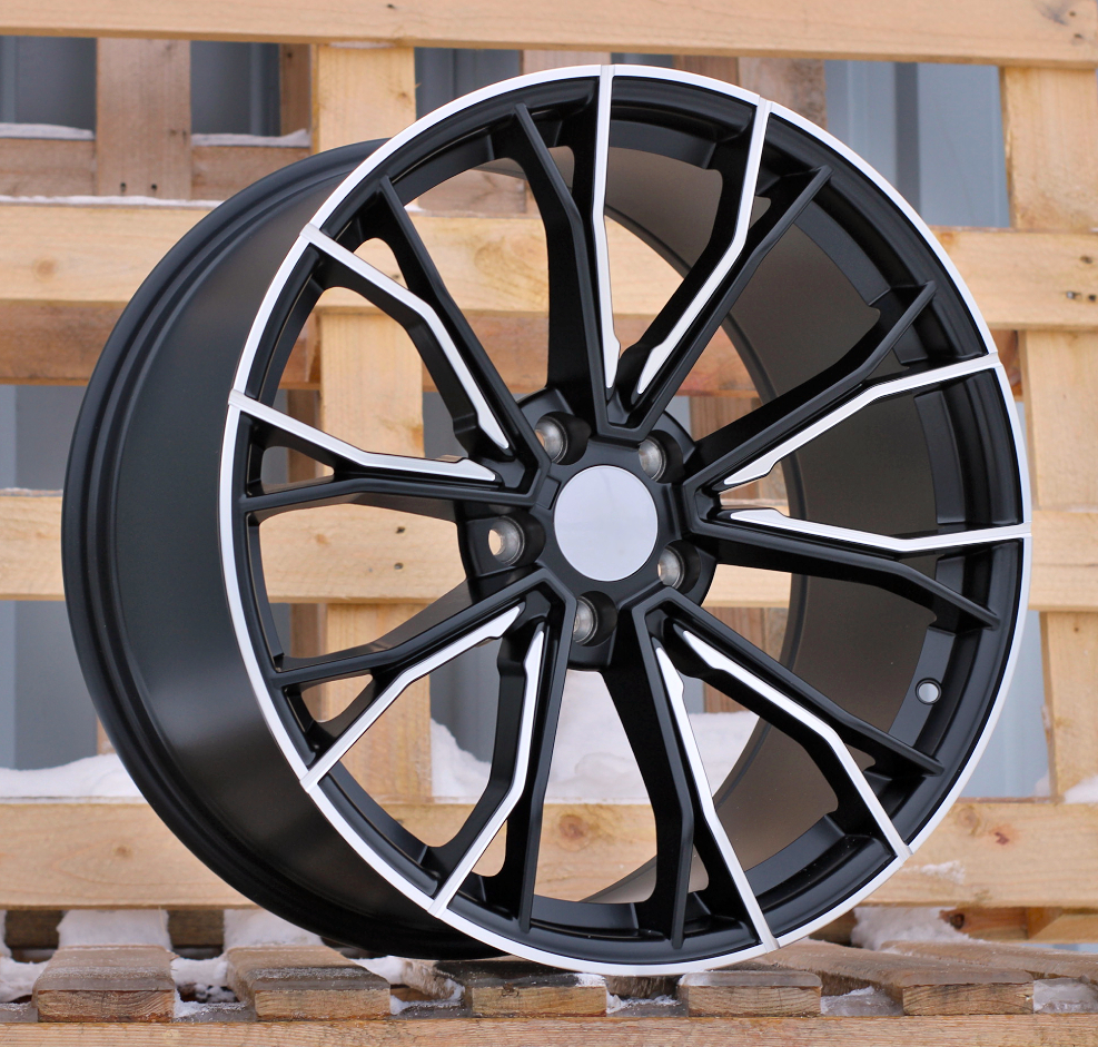Diski R19 5x112 J8.5 ET25 RACINGLINE A5385 BMW Black Half Matt (Rear+Front)